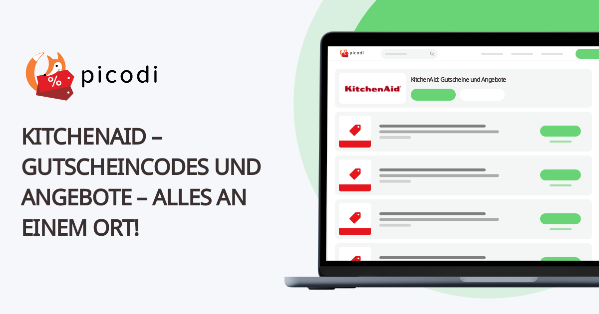KitchenAid Rabatt 10 Juni 2024 Picodi Deutschland