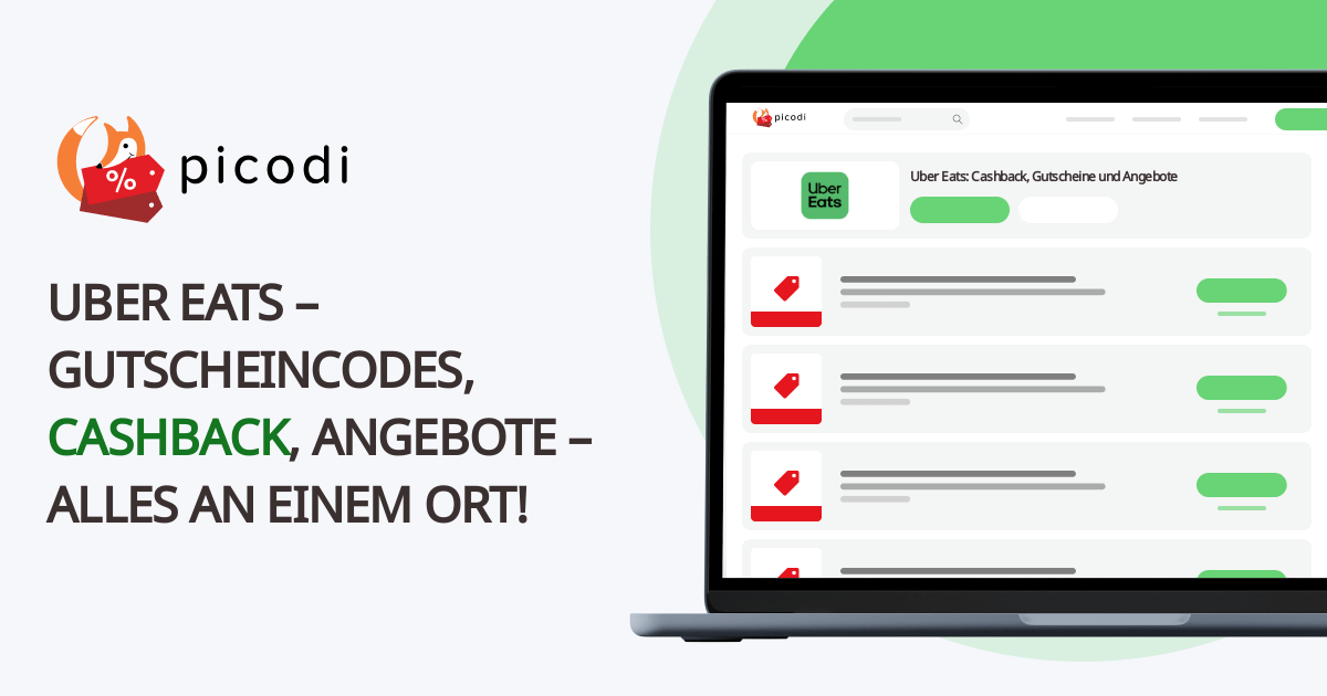 Uber Eats Gutschein 10 € Dezember 2024 Picodi Deutschland