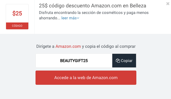 Cupones clearance descuento amazon