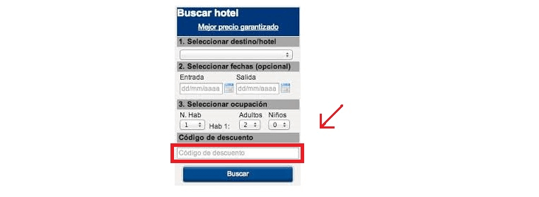 Reserva con codigo descuento Barceló Reservación de hotel con codigo descuento Barceló