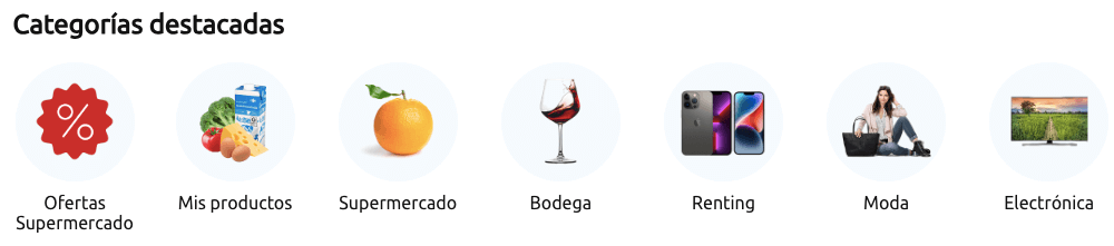 Las categorías de productos que se pueden adquirir en Carrefour online