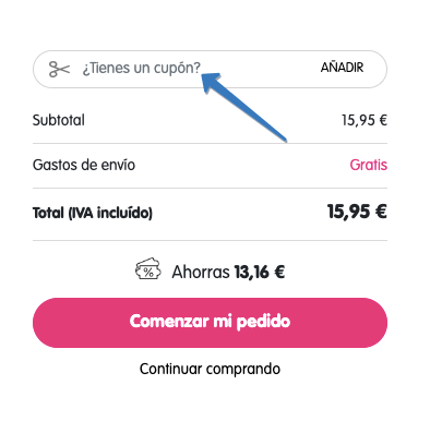 Dónde ingresar el código de descuento Cash Converters en la página web