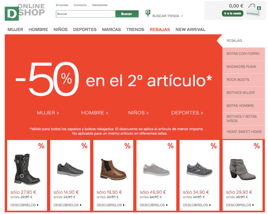 pagina de inicio de la tienda online deichmann pagina de inicio deichmann