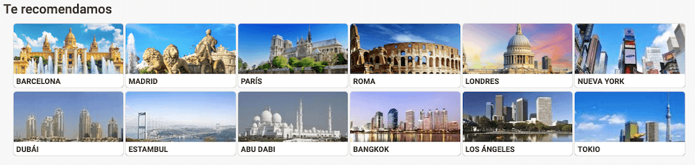 Los destinos a los que se puede viajar con Destinia