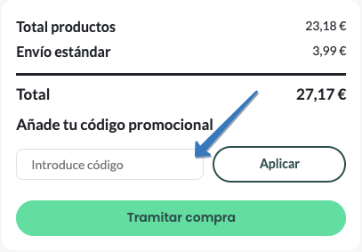 Dónde ingresar el código promocional DosFarma en la página web