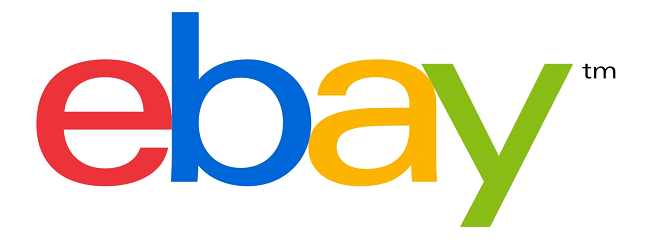 Ebay logo Ebay ofrece un servicio de compras muy baratas.
