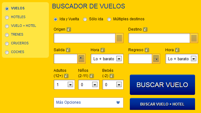 eDreams Buscador de vuelos Busca vuelo con bonos descuento eDreams