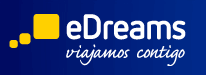 eDreams logo Viaja y ahorra con cupones descuento eDreams