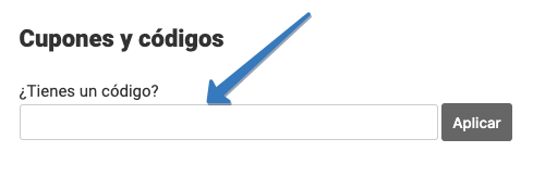Dónde ingresar el código descuento Esdemarca en la página web