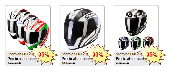 Productos para los motociclistas Usa codigo promocional FC Moto que te podría descontar un gran porcentaje en tu pedido.