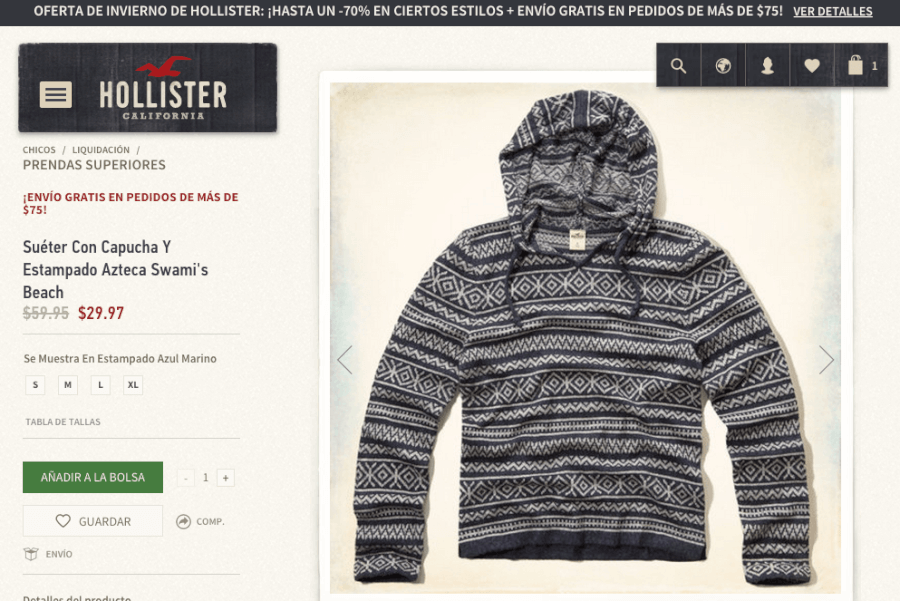 Codigo promocional Hollister Marzo 2024 Picodi Espa a
