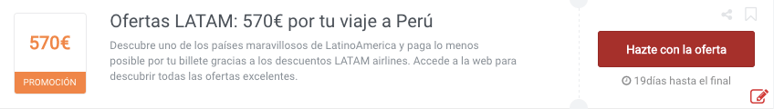 descuento Latam oferta latam