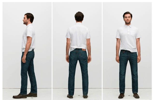 Levis denim para hombres Los clásicos Jeans no pueden faltar en los armarios