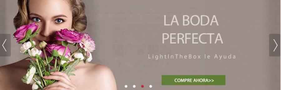 bodas Light in the Box Entra en la sección de Bodas en Light in the Box