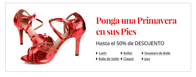 Ofertas de zapatos para la primavera En esta tienda puedes comprar vestidos de novia y de noche con un codigo promocional LightInTheBox.