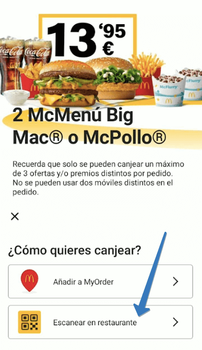 Cómo generar un código QR McDonald’s