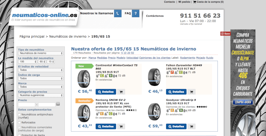 pagina de inicio de la tienda online neumaticos online pagina de inicio neumaticos online