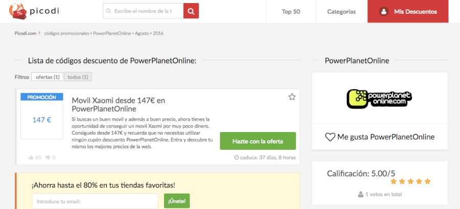 Códigos descuento PowerPlanet Descuentos Power Planet