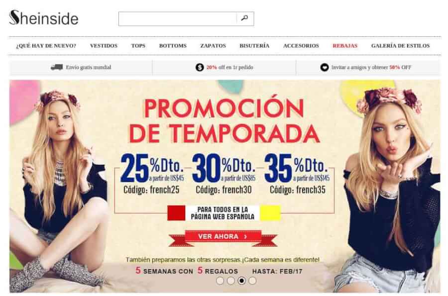 Tienda Sheinside Tienda Online Sheinside - Moda Barata en Internet