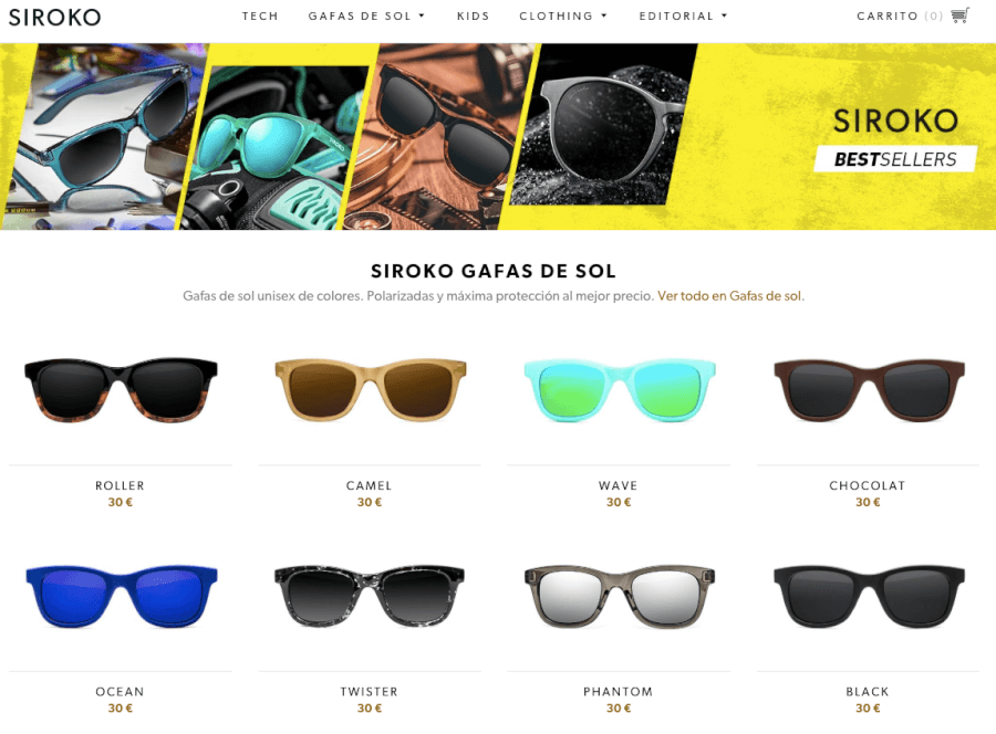 ofertas del catálogo siroko