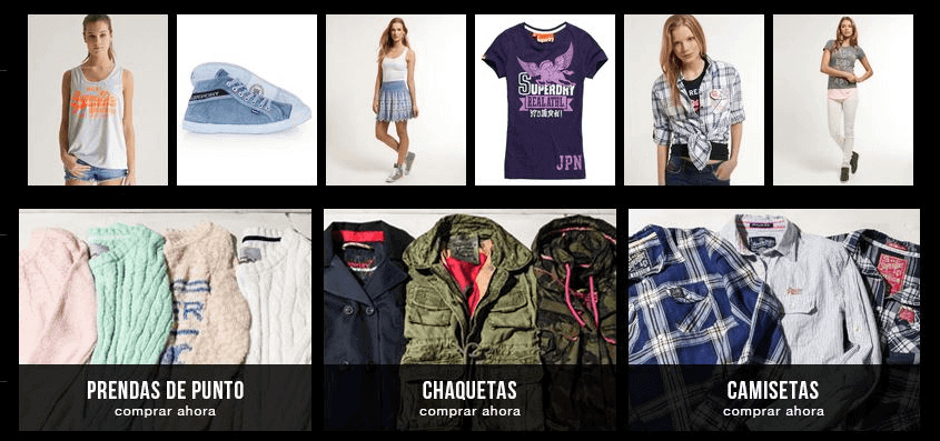 Nueva colección Quieres comprar diseñoss de gran calidad barato? Utiliza los cupones promocionales Superdry