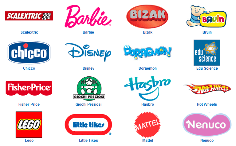 Marcas en Toysrus ToysRus ofrece una amplia gama de productos y marcas