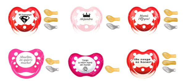 Chupetes personalizados Tutete ofrece los mejores chupetes personalizados para tu bebe.