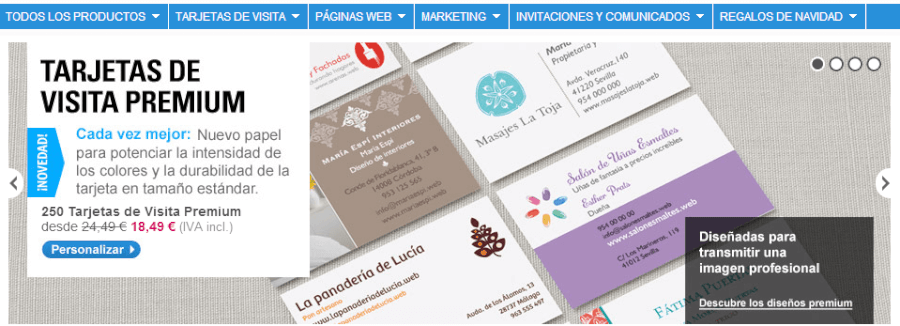 Tarjetas de visita Vistaprint Imprima tu tarjetas con cupones descuento Vistaprint