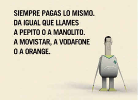 Promociones Yoigo - el mayor descuento Anuncio Yoigo - ahorra en tus llamadas