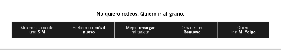 Ahorros sin rodeos en Yoigo Yoigo y ahorros sin rodeos