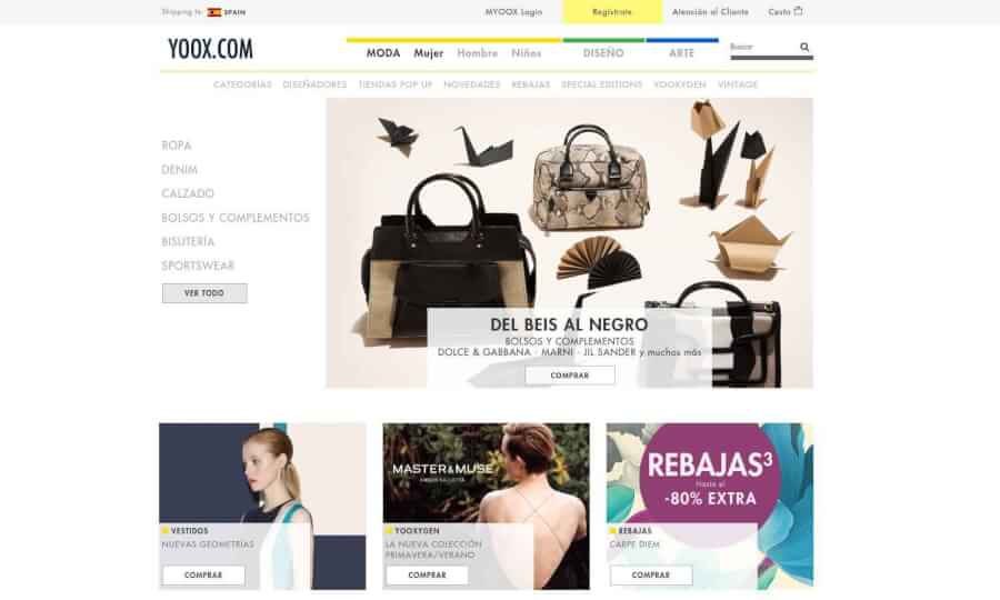 tienda online Yoox Tienda de marcas de lujo Yoox