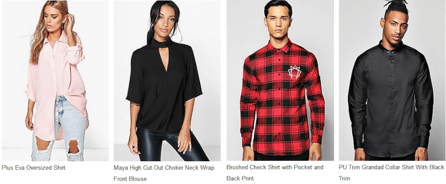 vaatteita ulkonäöstään välittäville naisille ja miehille