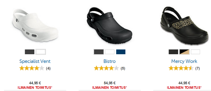 Työjalkineita
