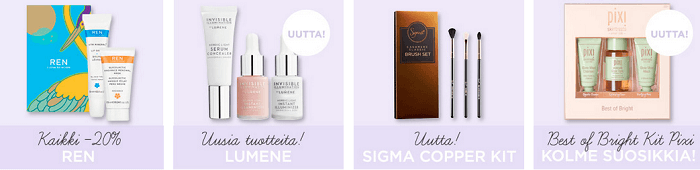 Uutuuksia, alennuksia ja muuta kiinnostavaa Elevenissä