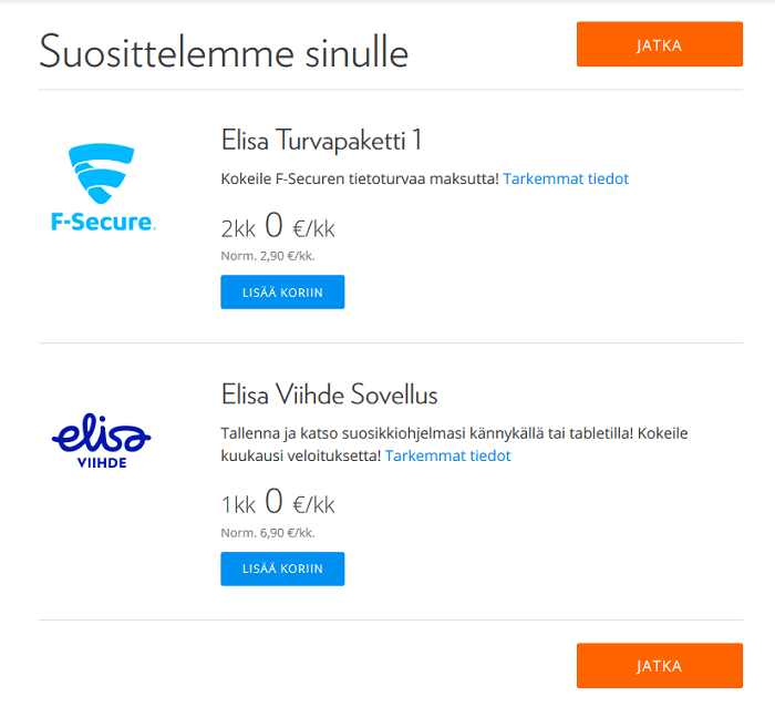 elisa tarjoukset kupongit etukoodit