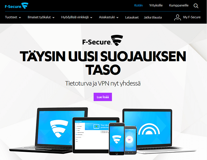 f-secure suojaa tietoturvasi