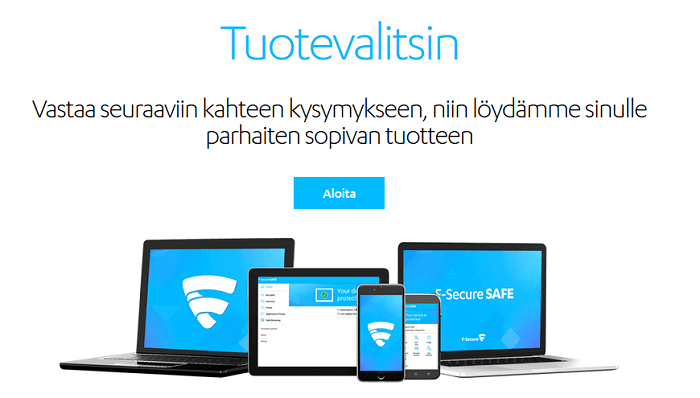 f-secure tuotevalitsin