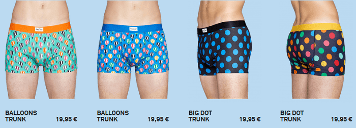 Miesten alusvaatteita