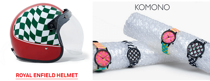 Rajoitettu erä yhteistyötuotteita