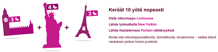 Kasvata varauksilla yösaldoasi