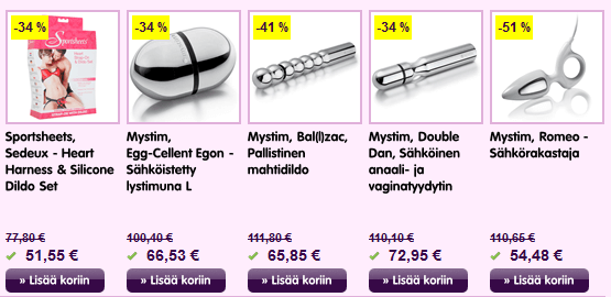 Mehukkaita tarjouksia!