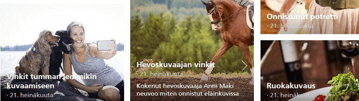 Arvokkaita vinkkejä Kuvauskoulusta