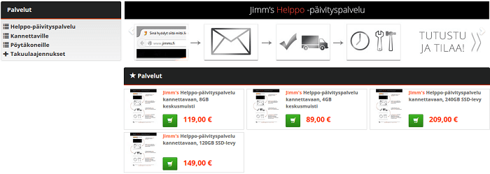 Helppo-päivityspalvelut