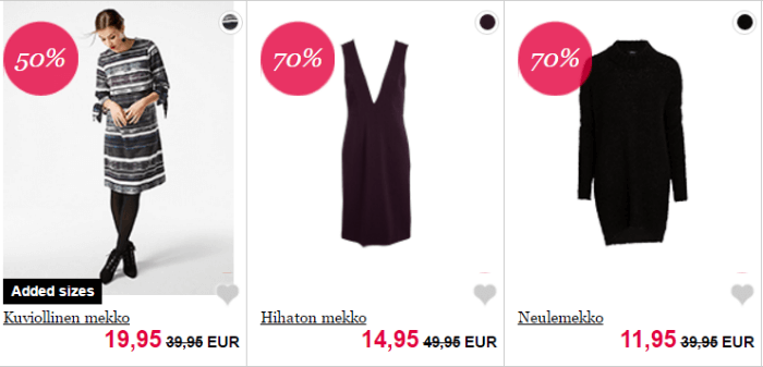 Niasten muotia edullisesti