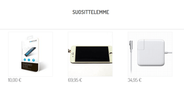 Macpiste suosittelee