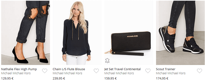 Voit selata tuotteita merkin mukaan