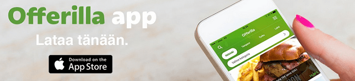 Offerilla nyt myös puhelimeen
