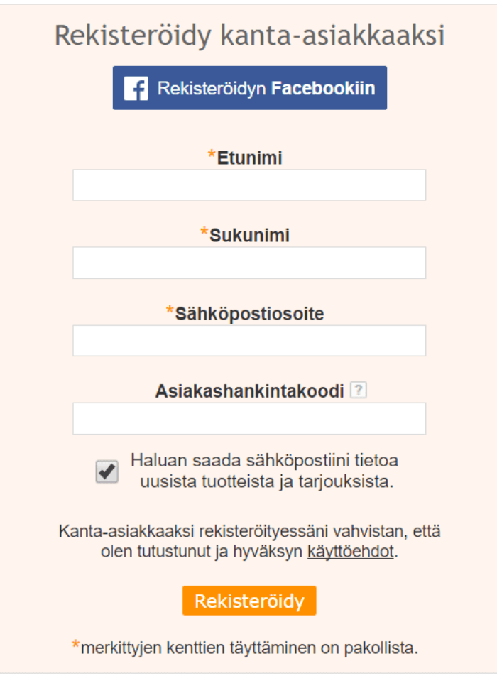 Asiakashankintakoodi