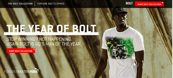 puma usain bolt mallisto alennuskoodi