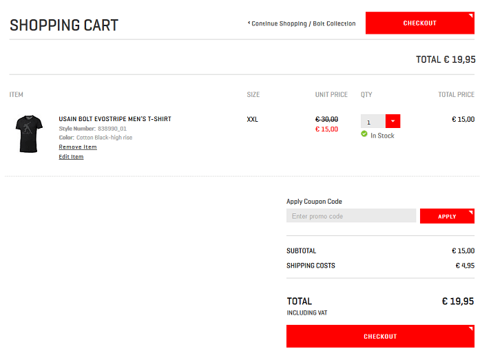 puma alennuskoodin käyttäminen tarjous